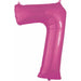 Pink Number 7 Balloon, 26 Inch