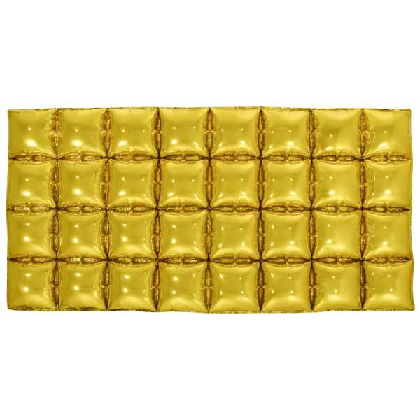 Gold Foil Balloon Backdrop, 44 x 22 Inches
