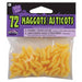Bag of Fake Maggots Halloween Decorations, 72 Count