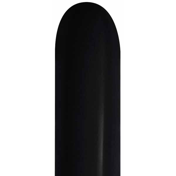 Sempertex 360 Black Latex Twisting Balloons, 50 Count