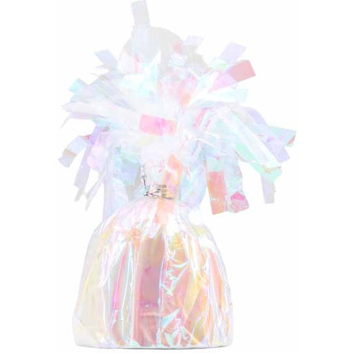 Anagram Iridescent Foil Balloon Weight