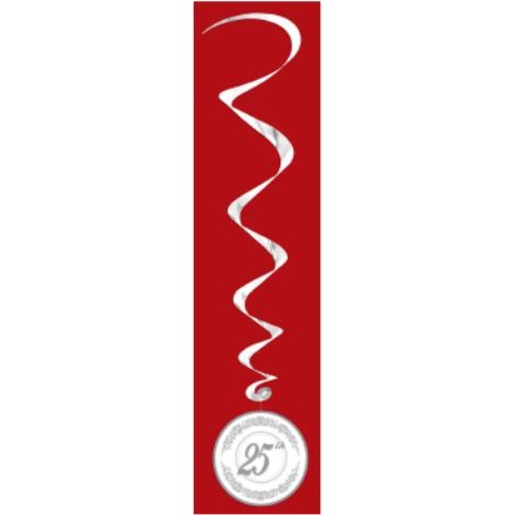25TH ANNIVERSARY WHIRLS 38" (5/PACK)