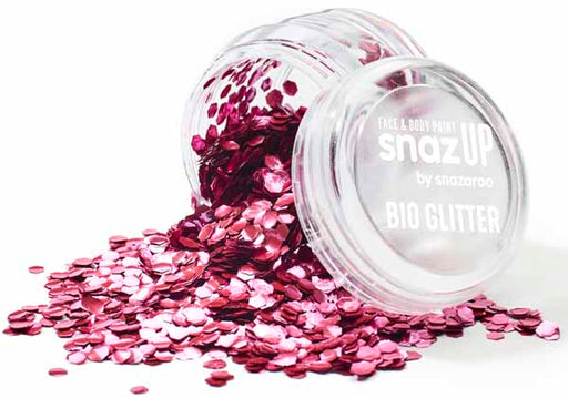 Snazaroo Chunky Pink Bio Glitter, 3 g