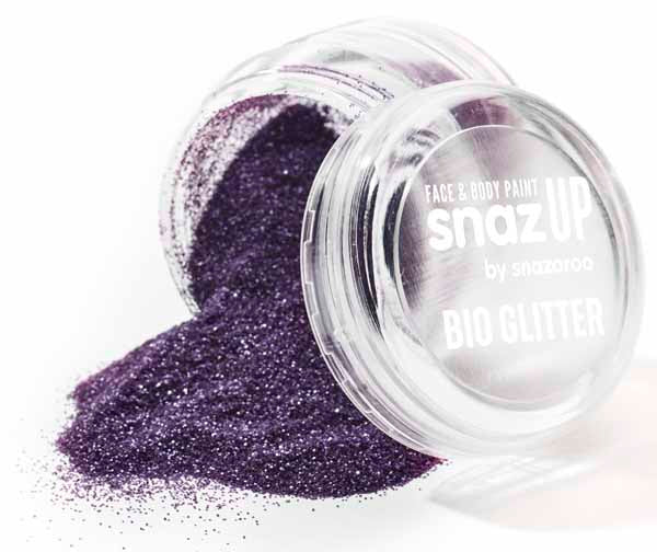 Snazaroo Bio Glitter Fine Violet, 5 g