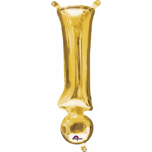 16-Inch Gold Exclamation Mark Balloon