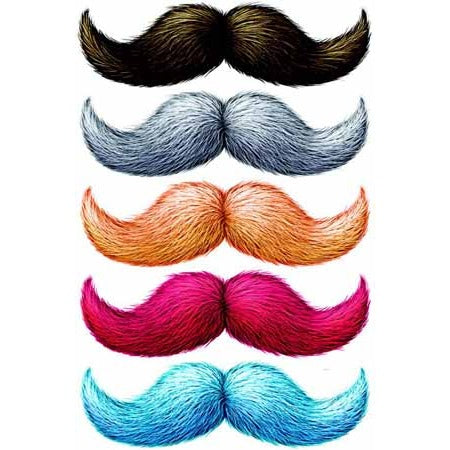 StacheTats Fuzzy Wuzzy Temporary Mustache Tattoo