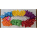 Tropical Flowers 15-Inch Silk Lei