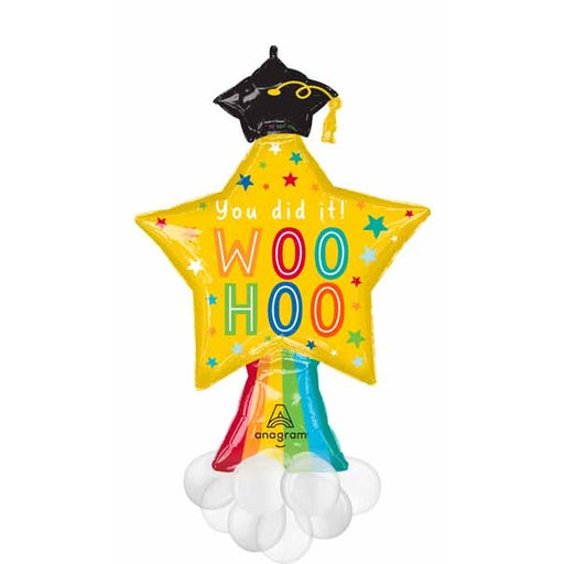 Graduation Fun Woo Hoo 45-Inch Balloon Kit