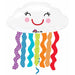 Rainbow Cloud SuperShape Foil Balloon, 30 Inch