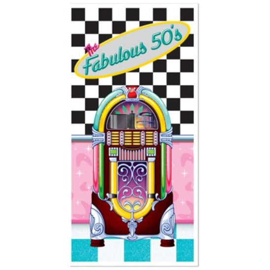 Fabulous 50's Door Cover, 30 Inches x 5 Feet