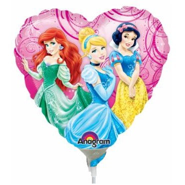 Disney Princess Garden 9 Inch Heart Foil Balloon