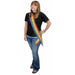 Rainbow Satin Sash, 33 x 4 Inches
