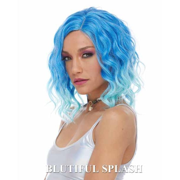 Ecstasy Costume Wig in Blutiful Splash