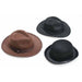 Assorted Character Hats: Fedora, Top Hat & Derby