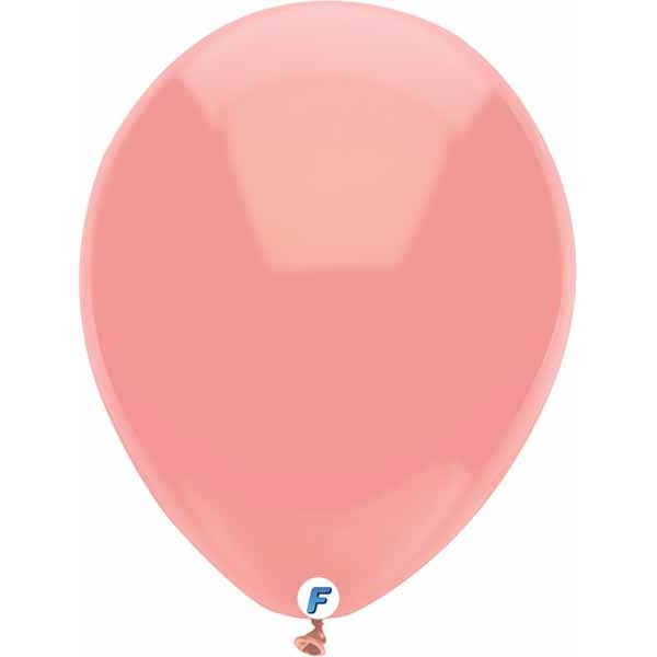 Funsational 12 Inch Coral Latex Balloons, 100 Count