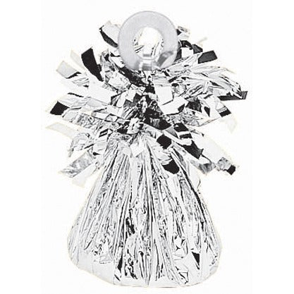 Silver Foil Fringe Balloon Weight, 180 g
