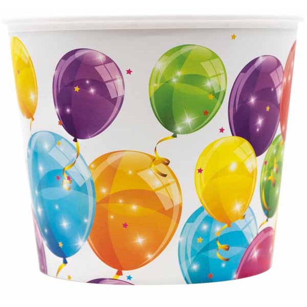 Spark Balloons Popcorn Bucket, 2.2 L