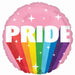 Burst of Pride 18 Inch Round Foil Graduation Balloon