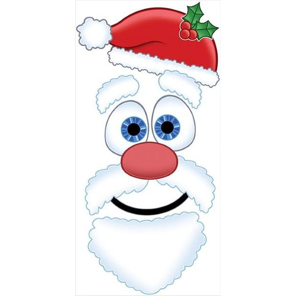 SANTA FACE DOOR COVER