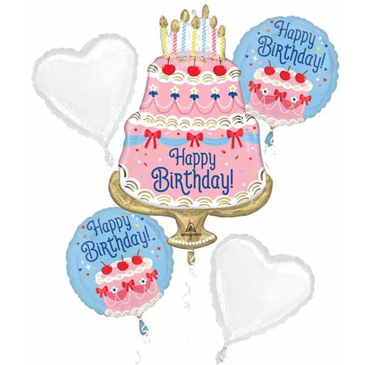 Cherries on Top Happy Birthday Foil Balloon Bouquet