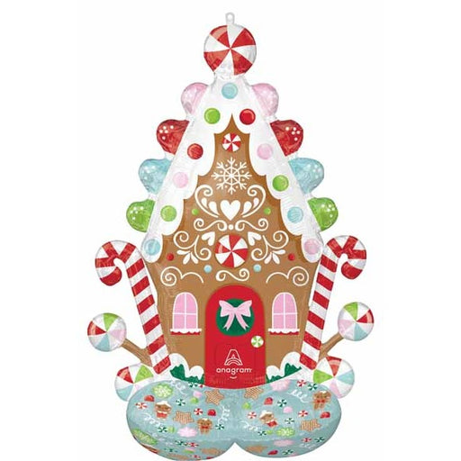 51" Gingerbread House AirLoonz Foil Balloon