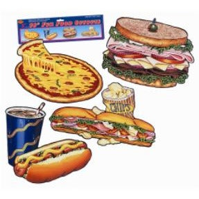 Fun Food Party Cutouts