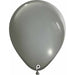 Prima Gray 11-Inch Round Latex Balloons, 100 Count