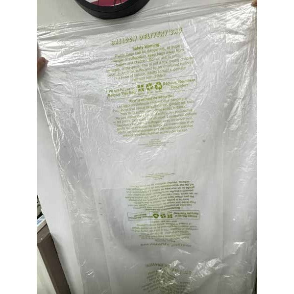 BALLOON DELIVERY BAG 100/ROLL 82"X33"X10"