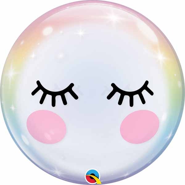 Eyelashes 22 Inch Bubble Balloon