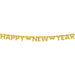Gold Happy New Year Banner, 5 ft