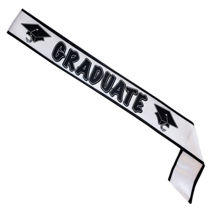 Graduate Satin Sash - Celebrate Your Achievement In Style