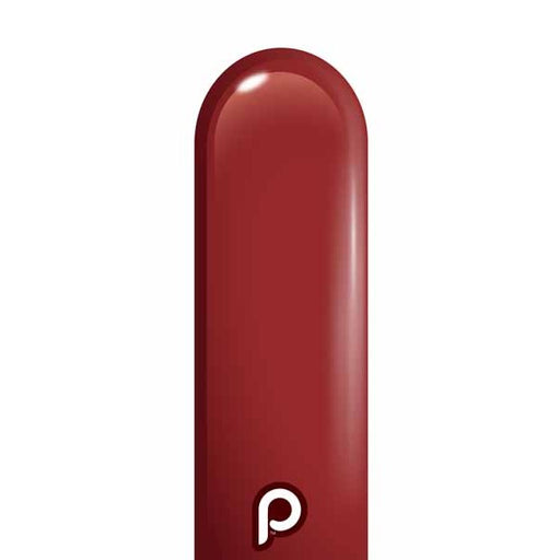 Prima Burgundy 260 Latex Twisting Balloons, 50 Count