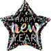 New Year Iridescent 20-Inch Star Foil Balloon