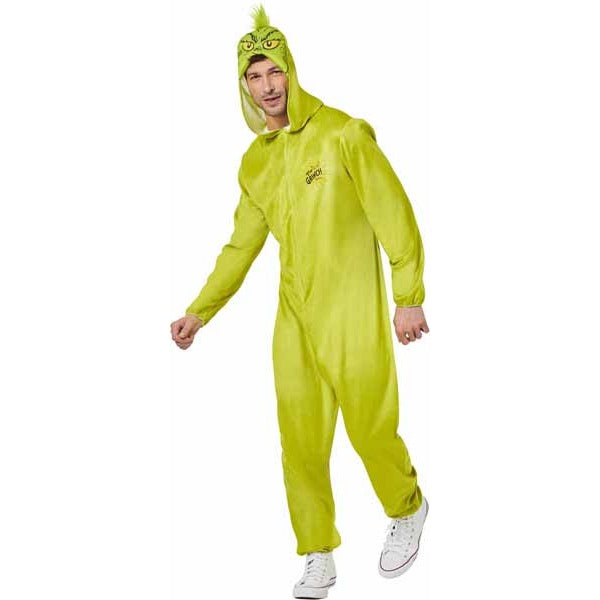 The Grinch Adult Jumpsuit Costume, Medium