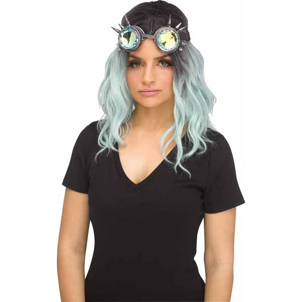 Silver Festival Goggles with Band