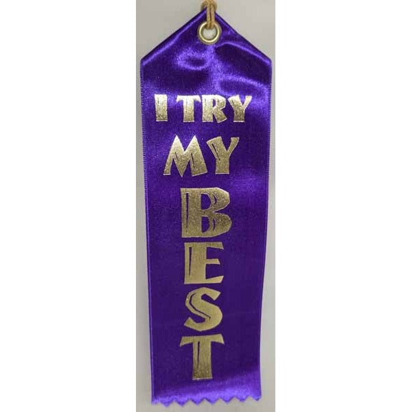 I Try My Best Recognition Ribbon