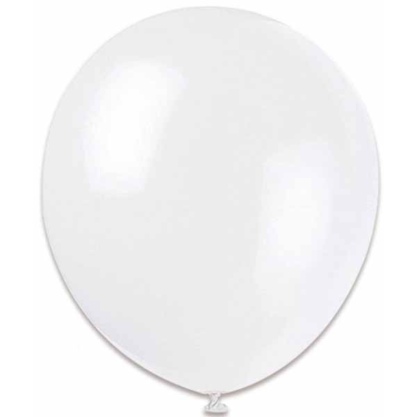 Trico White 5-Inch Latex Balloons, 100 Count