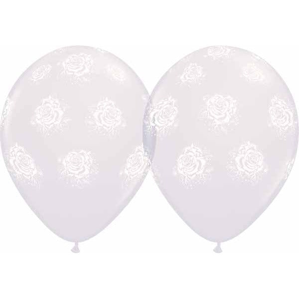 ROSES CLEAR W/WHITE