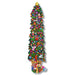 "62-Inch Jointed Christmas Tree (1/Pkg) - Realistic Green With Metallic Ornaments"