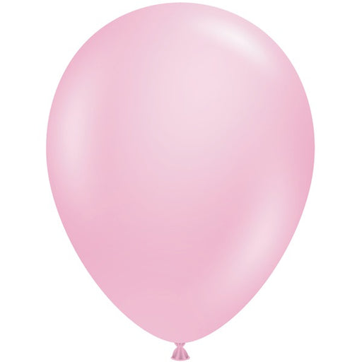 TUFTEX 10-Inch Shimmering Pink Latex Balloons, 100 Count