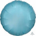 18" Pearl Pastel Blue Round Foil Balloon