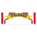 All-Weather Welcome Sign Banner, 21 Inches x 5 Feet