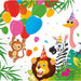 Jungle Balloon 2-Ply Luncheon Napkins, 20 Count