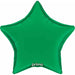 Prima Green Star Foil Balloon, 18 Inch