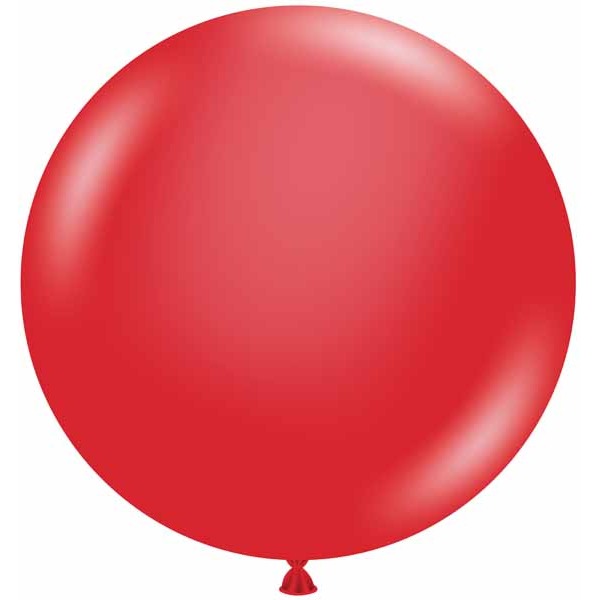 TUFTEX 36-Inch Crystal Red Latex Balloons, 2-Pack
