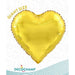 DecoChamp DecoHeart Gold Heart Foil Balloon, 68 Inch