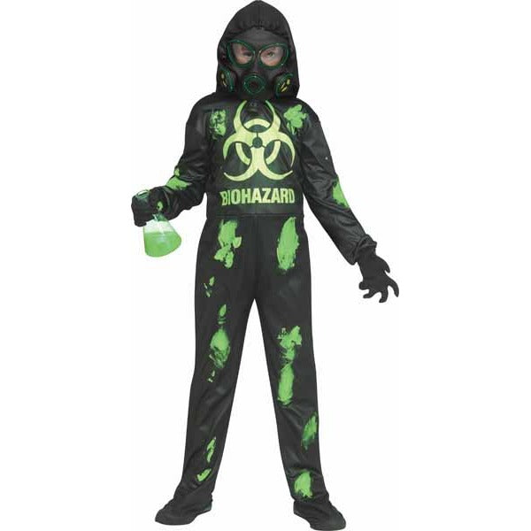 Light-Up Biohazard Child Costume, Medium