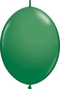  Qualatex QuickLink 6" Green Latex Balloons (50/Pk)