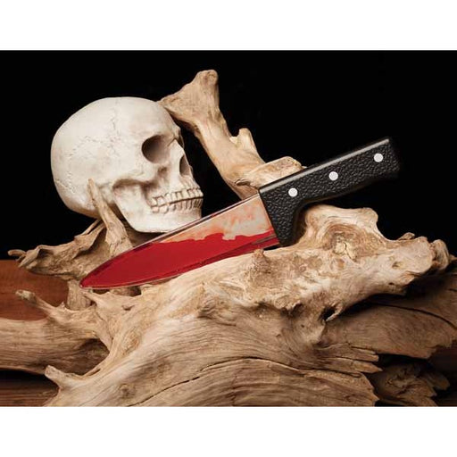 13-Inch Bleeding Kitchen Knife Costume Prop