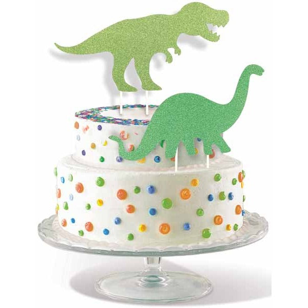 Dinosaur Cake Toppers, 2 Assorted per Pack